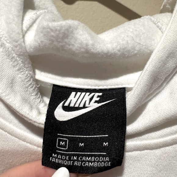 NIKE WHITE HOODIE - Picture 3 of 3